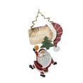 thumbnail image 1 of AuroraX Christmas Decoration Hanging Wooden Creatives Bohemian Keepsake Ornaments Pastel Decorative Santa for Outdoor,Christma Tree Decor, 1 of 4