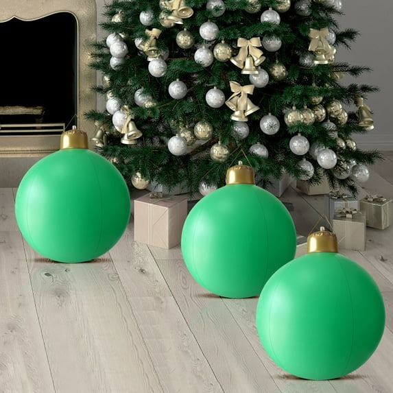AuroraX Christmas Decorations Inflatable Ornaments , Ball 12 inch Hanging Ornaments , Christmas Tree Bedroom Decor