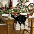 thumbnail image 1 of AuroraX Christmas Table Runner 72 Inches Long Creative Christmas Tree Table Runner Xmas Winter Bohemian Merry Dining Table Runner Decor for Home Party, 1 of 7