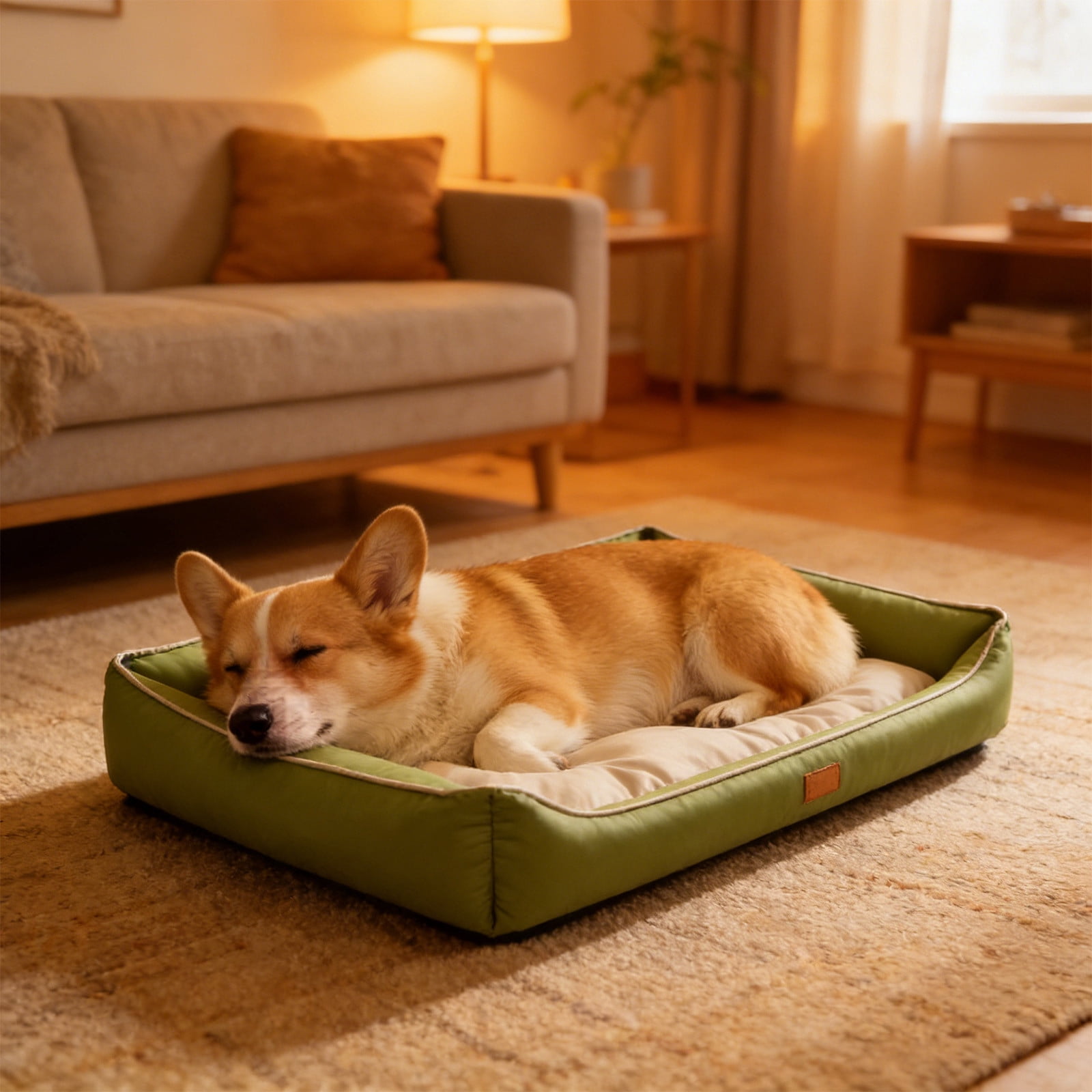 AuroraX Cooling Dog Bed Waterproof Pet Bed Summer Non-Slip Indoor Outdoor Portable Dog Bedding