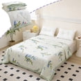 thumbnail image 1 of AuroraX Cooling Summer Quilt Soft Washable Quilt Skin Friendly Lightweight Full/Queen Size Machine Washable Printed Quilt for AC, 1 of 7