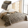 thumbnail image 1 of AuroraX Cooling Summer Quilt Soft Washable Quilt Skin Friendly Lightweight Full/Queen Size Machine Washable Printed Quilt for AC, 1 of 8