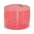 thumbnail image 1 of AuroraX Cordless Desk Vacuum Mini Cute Rechargeable Desktop Vacuum Cleaner with Crevice Tool Lightweight Powerful Portable Bagless Vac Gift for Home Office Keyboard Cleaner(Pink), 1 of 3
