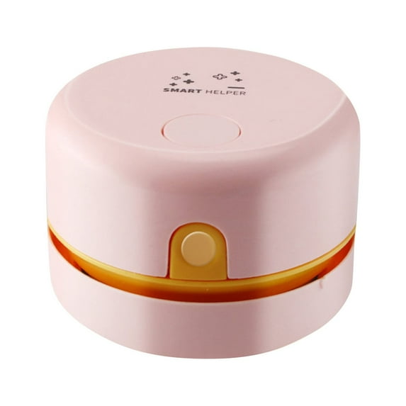 AuroraX Cordless Handheld Desk Vacuum Rechargeable Mini Cute Keyboard Cleaner Vacuum Lightweight Portable Bagless Desktop Vac Gift for Home Car(Pink)