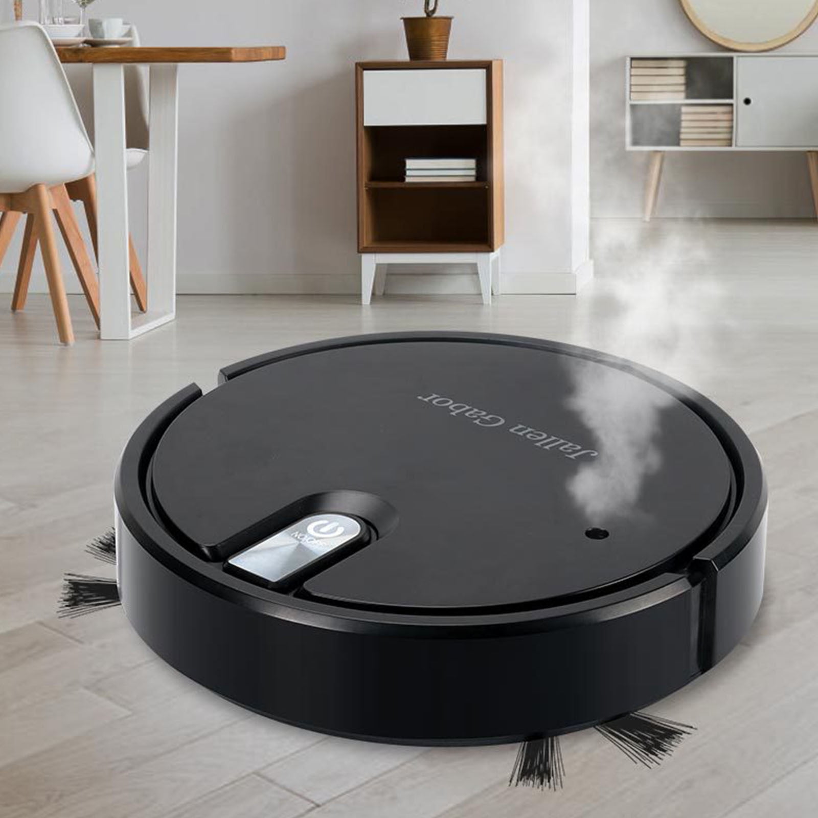 AuroraX for Home Robot Vacuum and Mop Combo,Cordless Uv Sanitizing Pet Hair Lightweight Vacuum Cleaner with Water Sprayer,Powerful Suction USB Charging 3 in 1