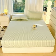 AuroraX Bed Sheets Queen Size Fitted Sheets,Deep Double Bed Sheet Sold-Separately