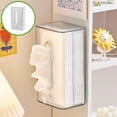 thumbnail image 1 of AuroraX Cube Tissue Box Cover White Modern Rectangle Napkin Holder Wall Hanging Paper Organizer Dispenser for Living Room,Kitchen,Bathroom Decoration, 1 of 6