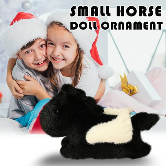 AuroraX Cute Pony Stuffed Animals Large Soft Weighted Plushie for Anxiety 12" x 18" Chinese Zodiac Horse Plush Pillows Toys for Girls,Boys,Adults Birthday Gifts