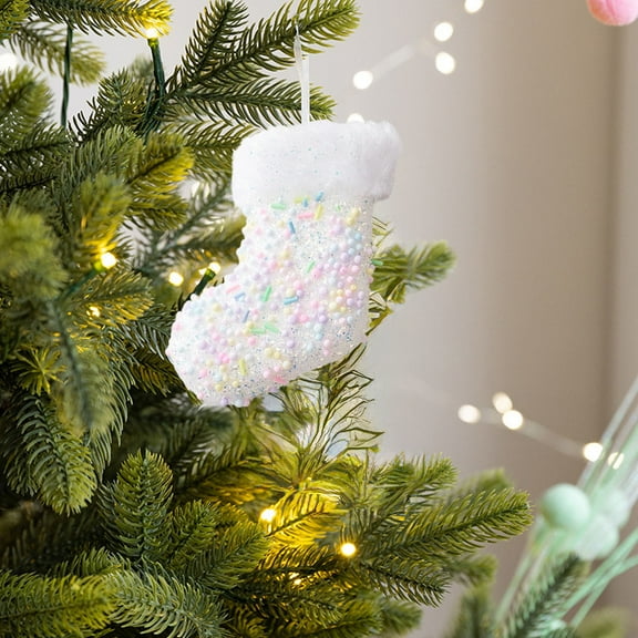 AuroraX Decorative Christmas Decoration Hanging Contemporary Cute Keepsake Ornaments Pastel Snowman Candy for Christma Tree,Window Decor