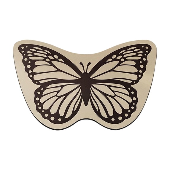 AuroraX Diatomaceous Earth Bath Mat Bath Rugs for Bathroom Floor Non Slip,Butterflies Quick Drying Single Machine Washable Shower Rugs for Bathroom Bathroom Mat