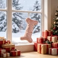 thumbnail image 1 of AuroraX Dog Toys for Small Dogs Christmas Fleece Christmas Stocking Decoration for Pets Bone Plush Cute Festive Christmas Pet Decorations for Home Pink National Dog Day International Cat Day, 1 of 6