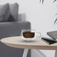 thumbnail image 1 of AuroraX Double Walled Glass Coffee Mug Small 6 Oz Travel Cute Coffee Mug with Handle Dishwasher and Microwave Safe Novelty Funny Cup Birthday Gifts for Women Men(White), 1 of 6