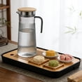 thumbnail image 1 of AuroraX Drink Pitcher with Lid Plastic with Spout 40 oz Plastic Water Pitcher with Lid and A Handle Leakproof Ice Tea Pitcher Gray, 1 of 6