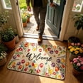 thumbnail image 1 of AuroraX Entrance Welcome Matt Outdoor Front Door House Holiday Floral Front Door Rugs for Outside Non Slip Washable 16x24 Welcome Mats for Inside Mothers Day Gifts for Mom, 1 of 7