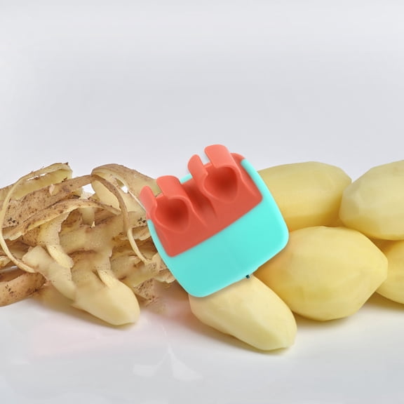 AuroraX Finger Peeler Vegetable Fruit Stainless Steel Small Peeler Sharp Durable Apple Potato Dishwasher Safe Peeling Knife for Kitchen