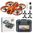 thumbnail image 1 of AuroraX Fpv Drone with Screen Built Into The Controller and Camera 1080p Hover Drones with One Key Take Off/Land 3 Speed Modes 3d Flips Quadcopter Toy Gift for Adults and Boys Girls, 1 of 9
