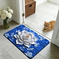 thumbnail image 1 of AuroraX Fun Bathroom Rugs 16" x 24" Small Soft Washable Absorbent Bath Mat Quick Dry Non Slip 3d Visual Effect Boho Bath Rug for Entrance Entryway Front Door, 1 of 6
