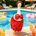 thumbnail image 1 of AuroraX Funny Porch Goose Outfit Sets Goose Decorations Party for 23 Inch Porch Goose Large Garden Seasonal Summer Porch Goose Clothes Set, 1 of 7
