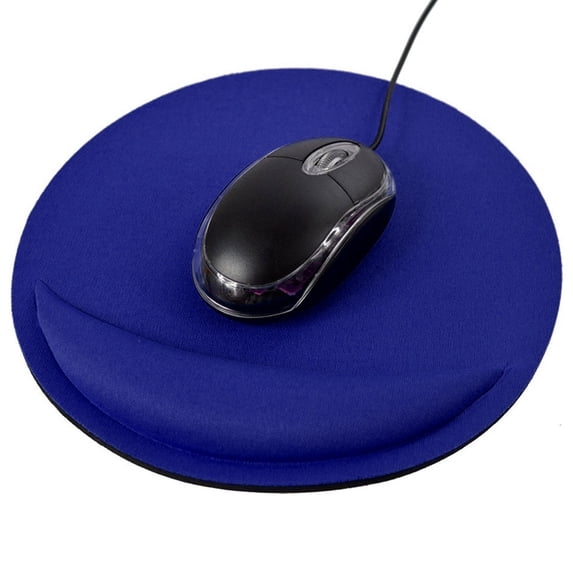 AuroraX Gaming Mouse Pad with Wrist Rest Ergonomic Small Mouse Pad for Laptop Blue Wrist Support Travel Mouse Pad