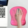 thumbnail image 1 of AuroraX Gaming Mouse Pad with Wrist Rest Small Pink Ergonomic Office Computer Desk Mat Wrist Support Mouse Pad for Laptop, 1 of 5