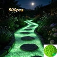 thumbnail image 1 of AuroraX Glow in the Dark Pebbles Fluorescent Garden Stones Bulk 500 Pcs Outdoor Use Fish Tank Safe Mini Size Luminous Aquarium Decor Green, 1 of 6