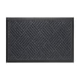 thumbnail image 1 of AuroraX Gray Bath Rugs for Bathroom Floor Non Slip,Machine Washable Striped Plush Quick Drying Single Shower Rugs for Bathroom Extra Soft Shower Mats for Inside Shower, 1 of 6
