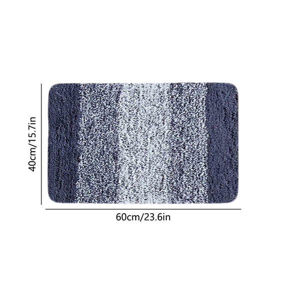 AuroraX Gray Bathroom Rugs Non Slip Washable,Plush Tie Dye Absorbent Quick Drying Shower Rugs for Bathtub Extra Soft Shower Mats for Inside Shower