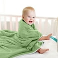 thumbnail image 1 of AuroraX Green Bath Towels Fade Resistant Soft Cotton Bath Towels Skin for Little Babi,Home, 1 of 4