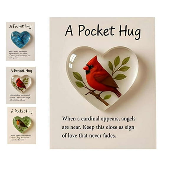 AuroraX Greeting Cards Hummingbird Decor,Pocket Decorative Personalized Gift Card,Hummingbird Encouragement Inspirational Birthday Friendship Gifts for Teen Girl Boy