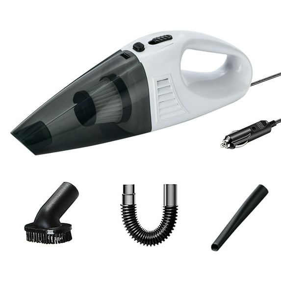 AuroraX Handheld Car Vacuum Small Household Vacuum Cleaner with Crevice Tool Powerful Lightweight Portable Bagless Vac Gift for Home Car Hard Floors & Carpets(White)
