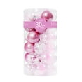 thumbnail image 1 of AuroraX Hanging Christmas Decoration Set 30 Pcs Art Deco Plastic Pink Ball Ornaments Decorative Neutral Electroplated for Christma Tree,Xmas Gifts Decor, 1 of 3