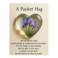thumbnail image 1 of AuroraX Heart Pocket Hug Token Gifts with Greeting Cards,Holiday Gift Card,Valentine's Day Birthday Encouragement Wedding Motivational Gifts for Women Men, 1 of 4