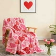 thumbnail image 1 of AuroraX Hypoallergenic Throw Blanket,Plush Soft Small Couch Throws 50x40 Inch,Winter Bedroom All Season Valentines Day Decor, 1 of 7