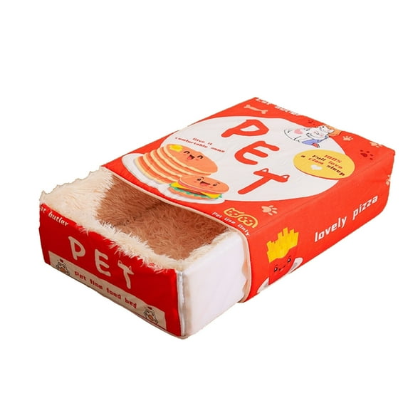 AuroraX Indoor Cat Bed Cave Warm Small Kitten Bed , Soft Plush Puppy Bed , Small Pet Personalized Funny All Season Supplies Gifts for Women