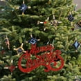 thumbnail image 1 of AuroraX Indoor Decorations Personalized Christmas Ornaments , Merry Christmas 6 inch Hanging Tree Ornaments , Home Party Winter Decor, 1 of 5