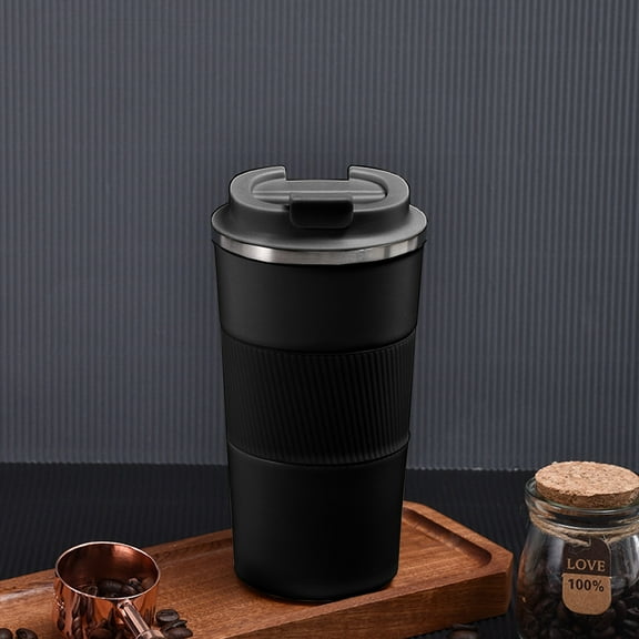 AuroraX Insulated Water Bottle - 32oz Water Bottle Stainless Steel with Double Wall Vacuum, Leak - Proof Lids, Keep Cold 12H, Ideal for Sports, Gym, Travel & School - Black