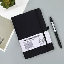 AuroraX Journaling Notebooks College Ruled Birthday Gifts For Men (Black)