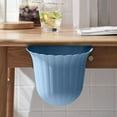 thumbnail image 1 of AuroraX Kitchen Trash Can Blue Hanging Stylish 1.9L Garbage Can Plastic Modern Trash Bin for Dormitory Living Office, 1 of 6