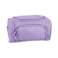 thumbnail image 1 of AuroraX Large Capacity Pencil Case with Handle,Purple Pencil Pouch,Pen Bag, 1 of 5