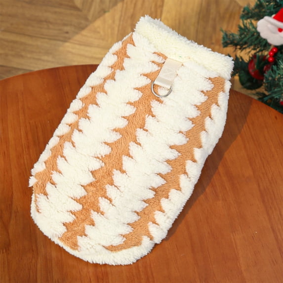 AuroraX Large Dog Autumn Sweaters Winter Dog Coats for Large Dogs Lightweight Washable Durable Soft Pet Apparel for Large Dogs Brown