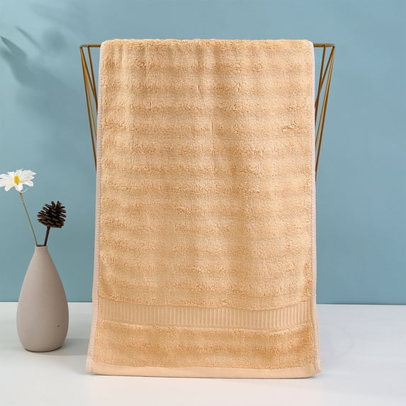 AuroraX Large Turkish Bath Towel Soft Absorbent Bath Towel Quick Dry Lint Free Machine Washable Lightweight Turkish Towel for Shower Beach Brown