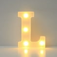 thumbnail image 1 of AuroraX Led Christmas Decorations Letter Light Up DIY Personalized Thanksgiving Decorations Indoor Outdoor Holiday Thanksgiving Party Supplies Letter(L), 1 of 1