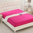 thumbnail image 1 of AuroraX Mattress Pad Twin Solid Brushed Microfiber Soft Fitted Mattress Protectors Machine Washable Breathable Comfort Deep Pocket Bed Cover for Bedroom Dorm, 1 of 2
