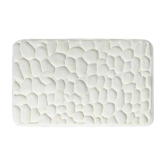 AuroraX Memory Foam Bath Rugs for Bathroom Floor Stone Bath Mat,3d ...