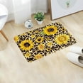 thumbnail image 1 of AuroraX Non-Slip Backing Living Room Rug Mat Cotton Cute Super Soft Bathroom Rug 23x15 Inch Art Deco Sunflower, 1 of 4
