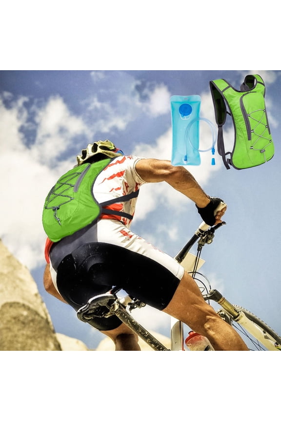 Nylon Backpack for Cycling,Small Waterproof Lightweight Hiking Backpack for Personal Item,Green Camera Backpack