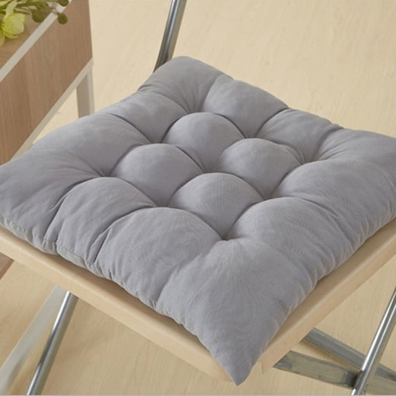 AuroraX Outdoor Chair Cushions,Deep Seat 18"x18" Square Gray Outdoor Seat Cushions 2026 Soccer Party Favors Match Chair Seat Seat Pad