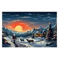 thumbnail image 1 of AuroraX Outdoor Rug Christmas Non-Slip Backing Soft Bathroom Mat Rug Minimalist 15x23 Inch Cartoon Christmas Pattern, 1 of 4