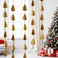 thumbnail image 1 of AuroraX Paper Christmas Decoration Gold Decorative Hanging Minimalist Christmas Banner Creative Pastel for Home,Christma Tree Decor, 1 of 6