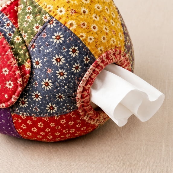 AuroraX Patchwork Tissue Box DIY Kit DIY Fabric Tissue Box Kit Decorative Handmade Novelty Creative Design Tissue Box Cover